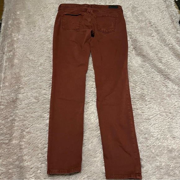 Ag Adriano Goldschmied the legging ankle rust colored jeans 28 - - Picture 5 of 10
